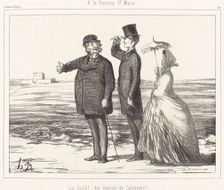 À la Varenne - St-Maur, 1862. Creator: Honore Daumier