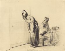 A la Conference de la Paix, 1914/1919. Creator: Jean Louis Forain