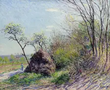 A la lisière de la fôret. Les Sablons, 1884-1885