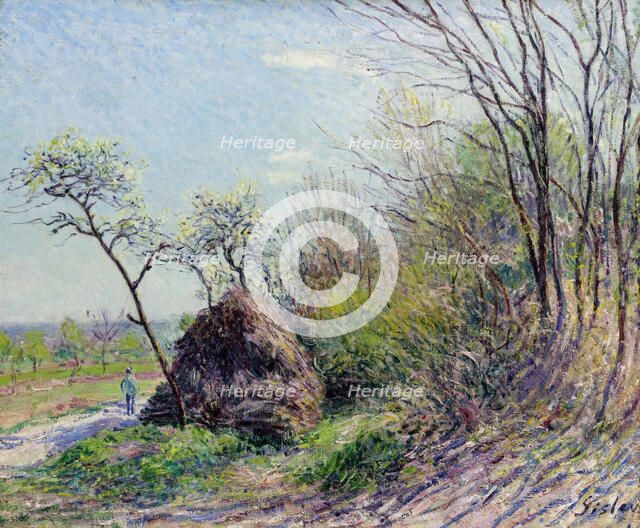 A la lisière de la fôret. Les Sablons, 1884-1885.