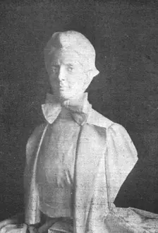 A la memoire de Miss Edith Cavell; le buste de Miss Cavell, qui orne l'une des sailes du..., 1916. Creator: Unknown