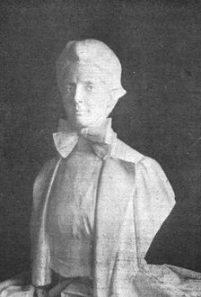 A la memoire de Miss Edith Cavell; le buste de Miss Cavell, qui orne l'une des sailes du..., 1916. Creator: Unknown