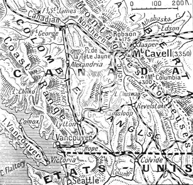 'A la memoire de Miss Edith Cavell; les Montagnes Rocheuses canadiennes et le Mont Cavell', 1916. Creator: Unknown.