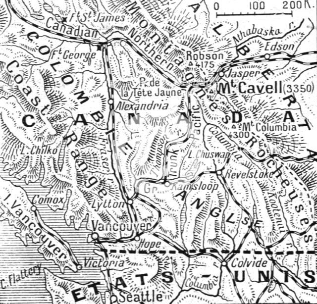 'A la memoire de Miss Edith Cavell; les Montagnes Rocheuses canadiennes et le Mont Cavell', 1916. Creator: Unknown.