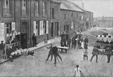 A la merci de l'arbitraire allemand; le recensement photographique de nos populations..., 1917. Creator: Unknown