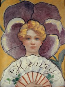 À la Pensée Enseigne de la maison Henry, c. 1900. Creator: Willette, Adolphe (1857-1926)