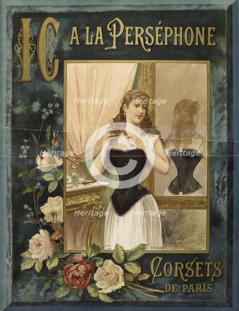 A la Perséphone. Corsets de Paris, 1889. Creator: Anonymous.