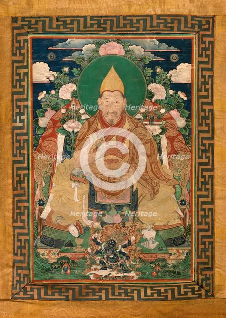 A lama of the Gelugpa sect, 1st half of the 19th century. Creator: Unknown.