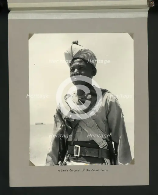 A Lance Corporal of the Camel Corps, 1960s?. Creator: Colonial Office.