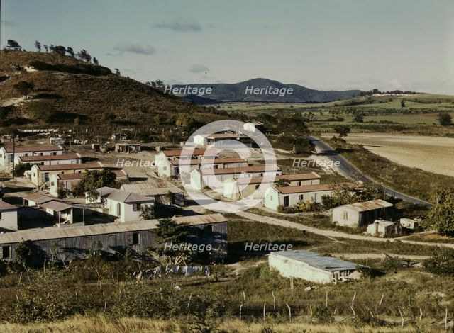 A land and utility municipal housing project, Ponce, Puerto Rico, 1941. Creator: Jack Delano.