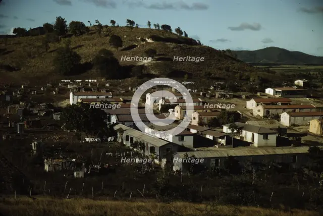 A land and utility municipal housing project, Ponce, Puerto Rico, 1941. Creator: Jack Delano.
