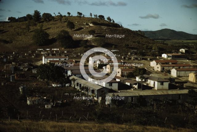 A land and utility municipal housing project, Ponce, Puerto Rico, 1941. Creator: Jack Delano.