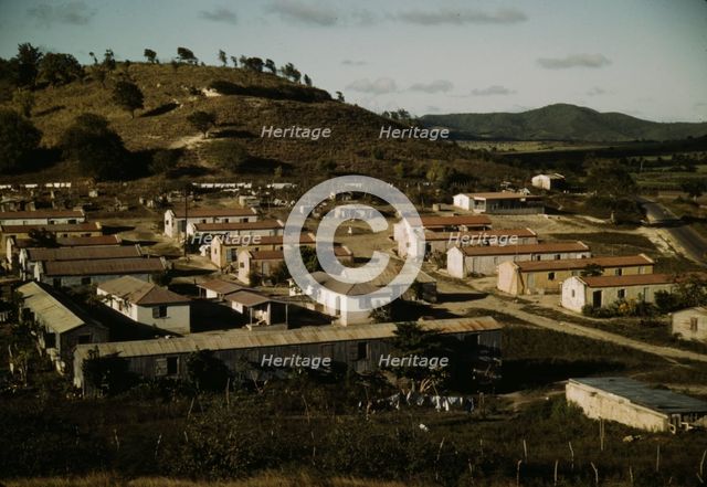 A land and utility municipal housing project, Ponce, Puerto Rico, 1941. Creator: Jack Delano.