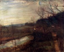 A Landscape 1926. Artist: Ambrose McEvoy