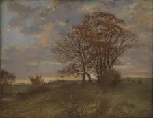 A Landscape near Borup, Zealand. Evening, 1908. Creator: Theodor Esbern Philipsen