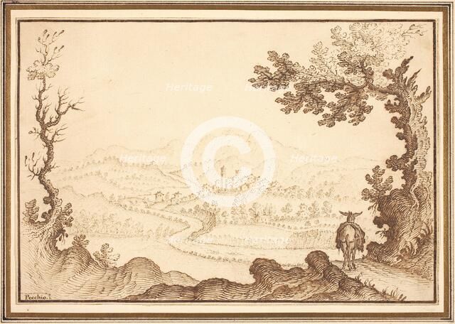 A Landscape Near Pecchio. Creator: Remigio Cantagallina.