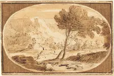 A Landscape with a Great Tree. Creator: Herman van Swanevelt