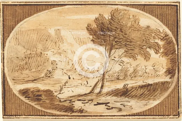 A Landscape with a Great Tree. Creator: Herman van Swanevelt.