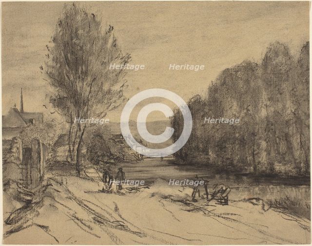 A Landscape with a River. Creator: Unknown.