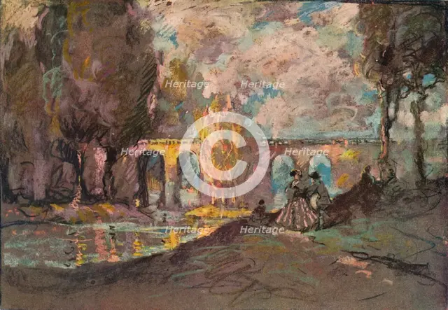 'A Landscape Time Sketch', c1916. Artist: George Sheringham.