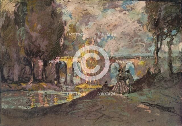 'A Landscape Time Sketch', c1916. Artist: George Sheringham.