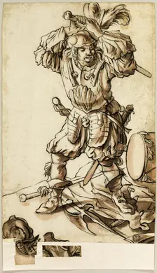 A Landsknecht, n.d. Creator: Unknown
