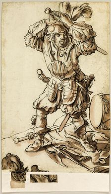 A Landsknecht, n.d. Creator: Unknown