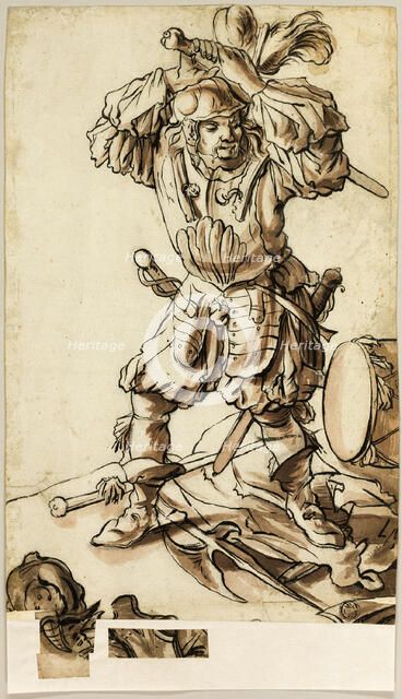 A Landsknecht, n.d. Creator: Unknown.