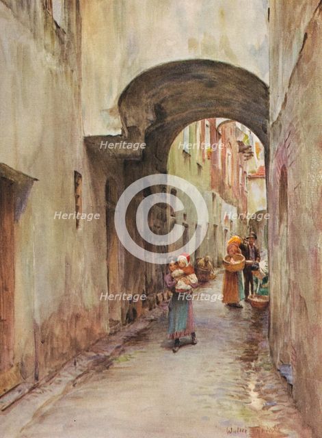 'A Lane in Noli', c1910, (1912). Artist: Walter Frederick Roofe Tyndale.