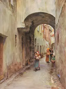A Lane in Noli c1910, (1912). Artist: Walter Frederick Roofe Tyndale
