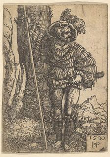 A Lansquenet, 1520. Creator: Sebald Beham