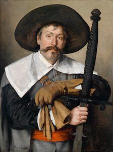 A Lansquenet with Two-Handed Sword (Costume Study), 1879
