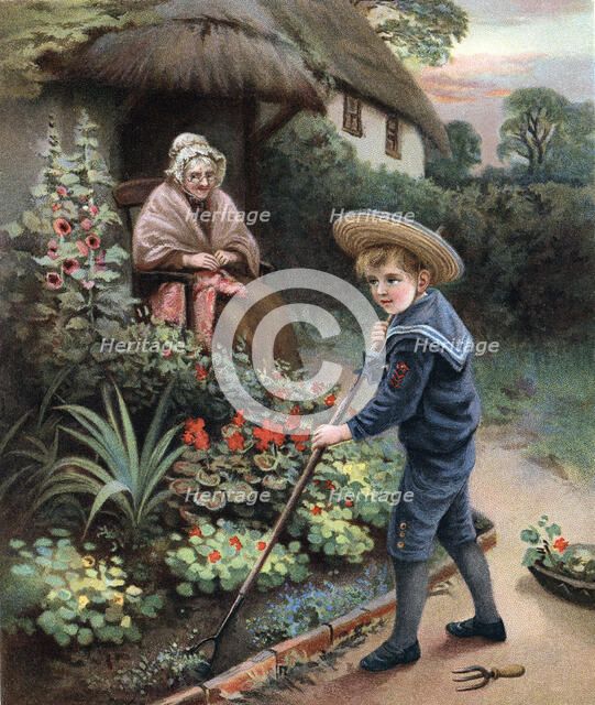 'A Labour of Love', 1905. Artist: Unknown