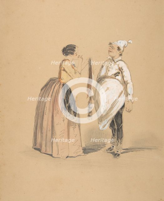 A Lady and Her Cook, 19th century. Creator: Anon.