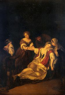 A lady fainting after bloodletting. Creator: Neer, Eglon van der, 1635 or 1636-1703 (After)