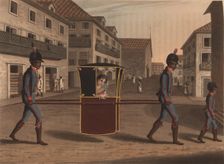 A Lady going to Visit, 1816. Creator: Anonymous