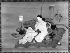 A Lady in Bed, 18th century. Creator: Unknown