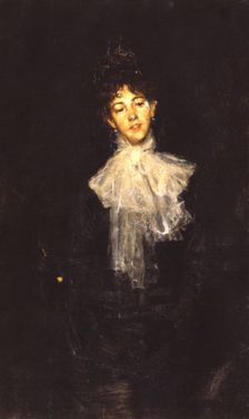 A Lady in Black, 1880. Creator: Kenyon Cox