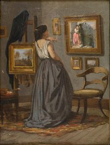 A Lady in the Studio, 1863-1867. Creator: David Jacobsen