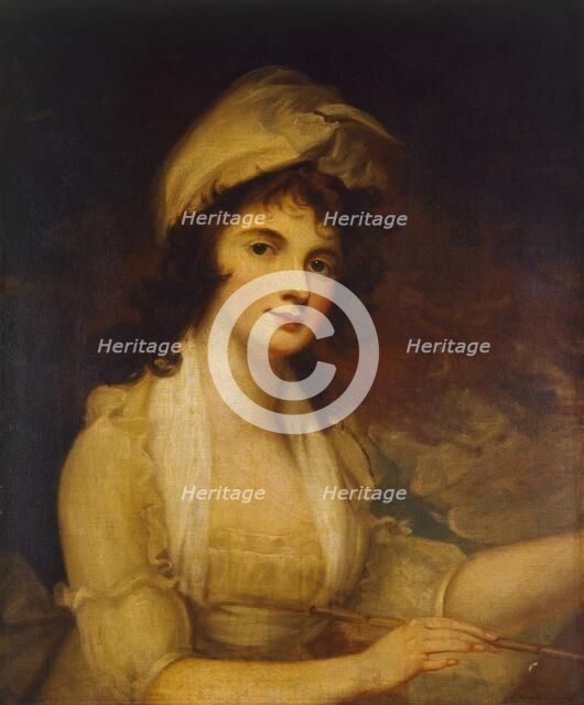 'A Lady Painting', 18th or 19th century. Artist: Unknown.