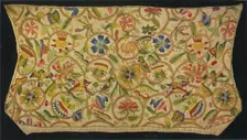 A Lady's Cap Embroidered in Silk and Gold on Linen 1927. Artists: Edward F Strange, Unknown
