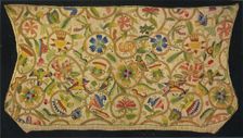 A Lady's Cap Embroidered in Silk and Gold on Linen 1927. Artists: Edward F Strange, Unknown