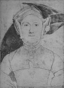 A Lady: Unknown c1532-1543 (1945). Artist: Hans Holbein the Younger