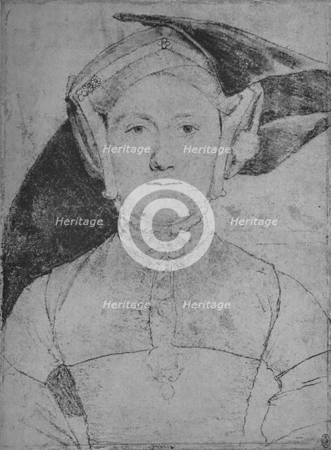 'A Lady: Unknown', c1532-1543 (1945). Artist: Hans Holbein the Younger.