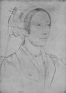 A Lady: Unknown c1532-1543 (1945). Artists: Hans Holbein the Younger, Unknown