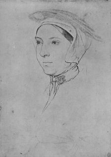 A Lady: Unknown c1532-1543 (1945). Artists: Hans Holbein the Younger, Unknown