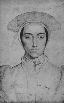 A Lady: Unknown c1532-1543 (1945). Creator: Hans Holbein the Younger