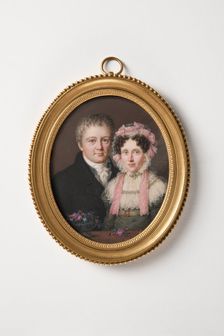 A Lady with a Gentleman, late 18th-early 19th century. Creator: Frederik Christian Camradt