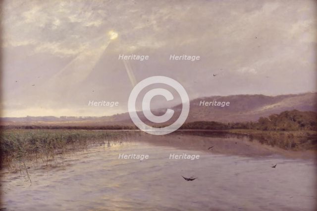 A Lake in the Himmelbjerg District, Jutland, 1888. Creator: Godfred Christensen.