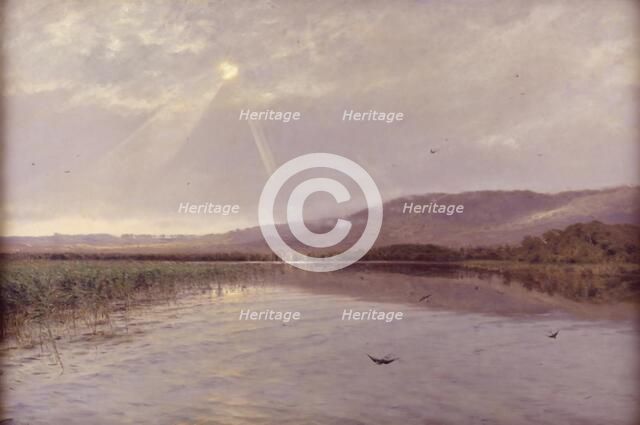 A Lake in the Himmelbjerg District, Jutland, 1888. Creator: Godfred Christensen.